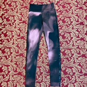 Noli Black & Purple Leggings Women's XS